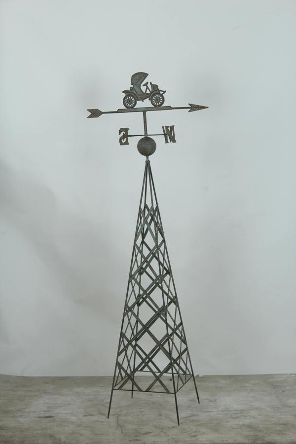 GREY METAL WEATHER VANE