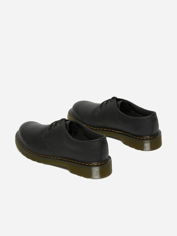 Dr Martens Girls 1461 Softy T Leather Shoes in Black