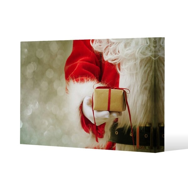 Benjamin Tate Design Santa claus gloved hands (canvas)