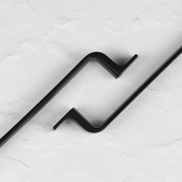 Handle & Home Matt Black Strap Handles