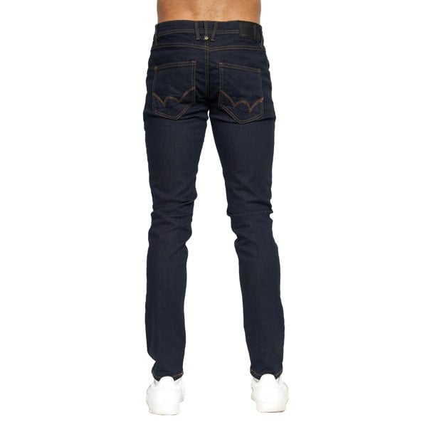 Duck And Cover Mens Maylead Slim Jeans - Raw Wash