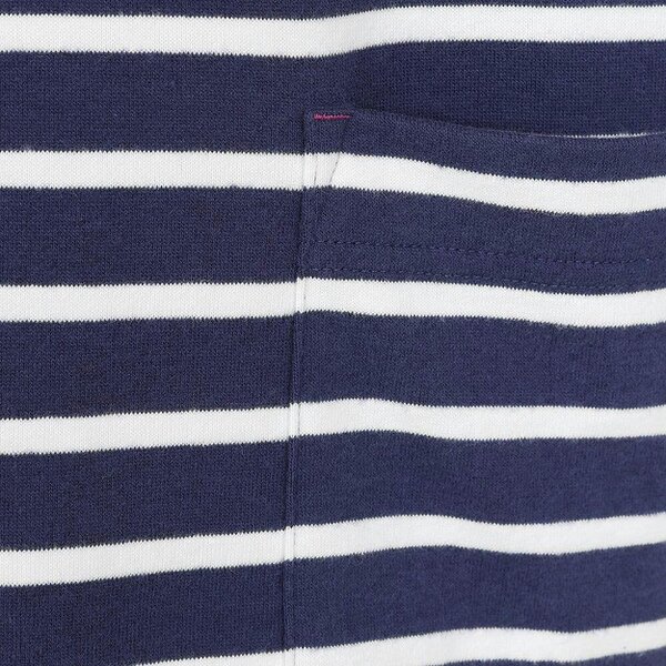 Lazy Jacks LJ94S - Striped Roll Neck Sweatshirt - Twilight