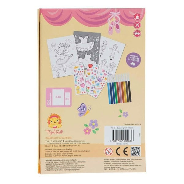 Tiger Tribe Colouring Set - Ballet