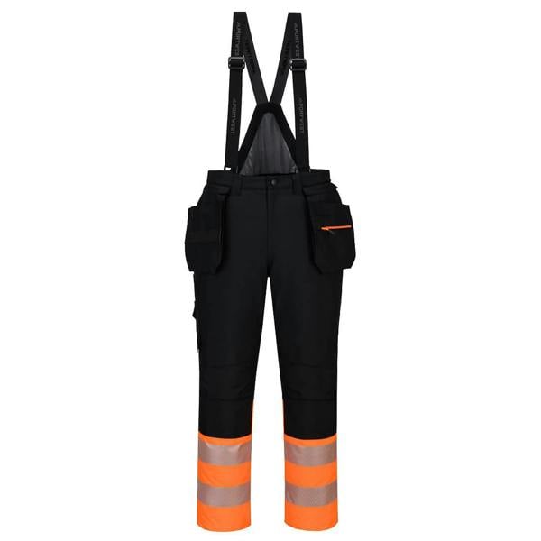 DX4 Hi-Vis Class 1 Winter Bib and Brace Portwest