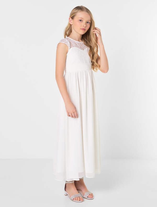 ivory junior bridesmaid dress