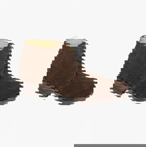 Roamers M511DBS Mens 2 Eyelet Chukka Boots Dark Brown