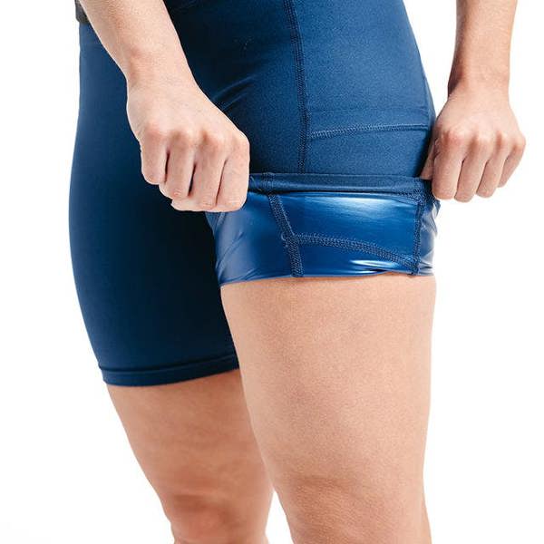 RDX Sports SWEAT WOMEN'S SHORTS W1 NAVY BLUE