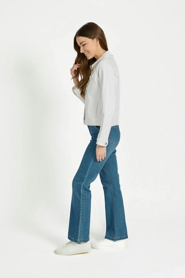 Mudflower Coloured Denim Jacket