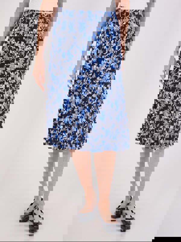 TIGI Floral Jersey Skirt - Short