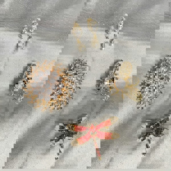 brooch lover bundle, curated set of decorative pins, elegant floral and animal brooches, vintage inspired brooch collection, perfect gift for accessory lovers
