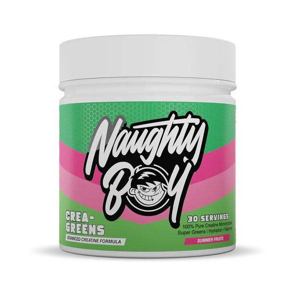 Naughty Boy Crea-Greens, Summer Fruits - 270g