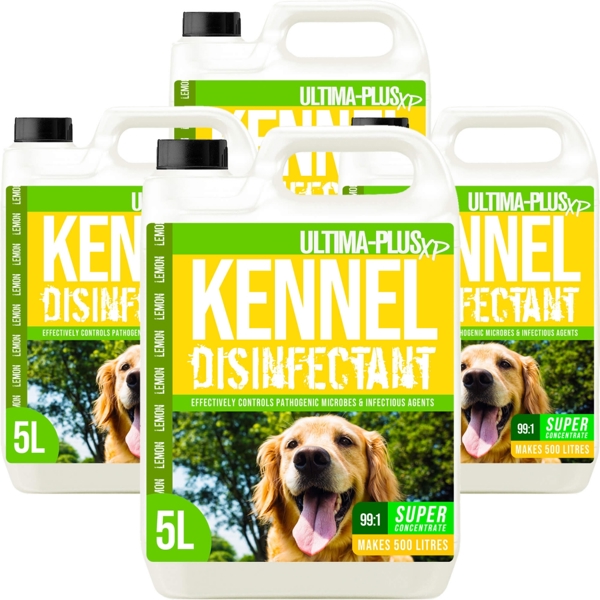Ultima Plus XP ULTIMA-PLUS XP Kennel Kleen - Disinfectant, Cleaner, Sanitiser & Deodoriser - Concentrated Formula Kennel Cleaner 20L Lemon