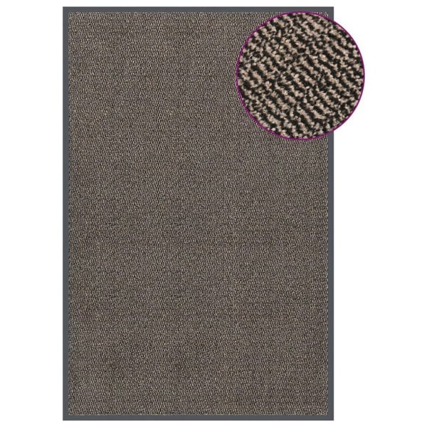 Berkfield Doormat Tufted 120x180 cm Dark Brown