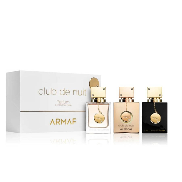 Club De Nuit Armaf Club De Nuit 3 Piece Gift Set: Women Eau de Parfum 30ml - Milestone Eau de Parfum 30ml -  Intense Woman Eau de Parfum 30ml