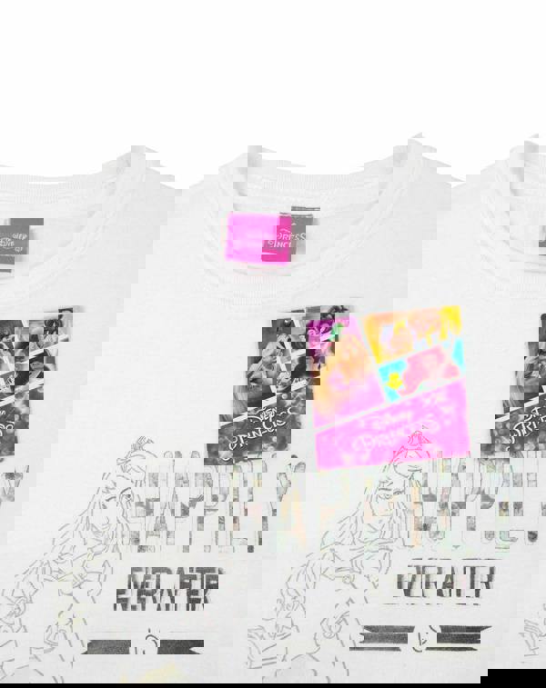 Disney Womens White Aurora Short Sleeved T-Shirt