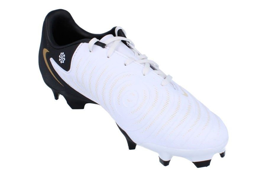 Nike Phantom Gx II Academy Fg/Mg Mens Football Boots Fd6723 100 - White Black Metallic Gold Coin 100 - Photo 3