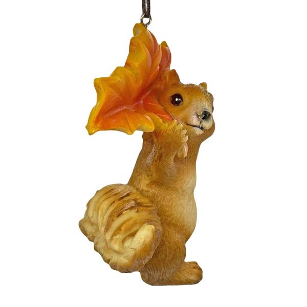 Farmwood Hanging Autumnal Squirrel Christmas Tree Decoration