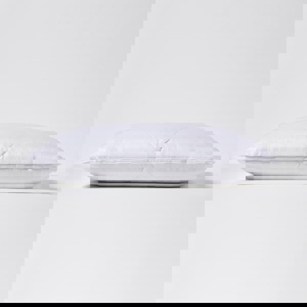 HOMESCAPES Luxury Organic Bamboo Pillow for Back Sleepers