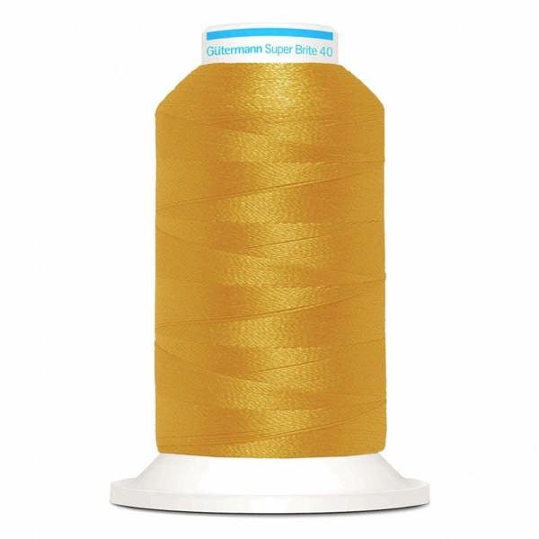 Gutermann Super Brite Polyester 40 Embroidery Thread 1000m Polyester Thread Suitable For Embroidery