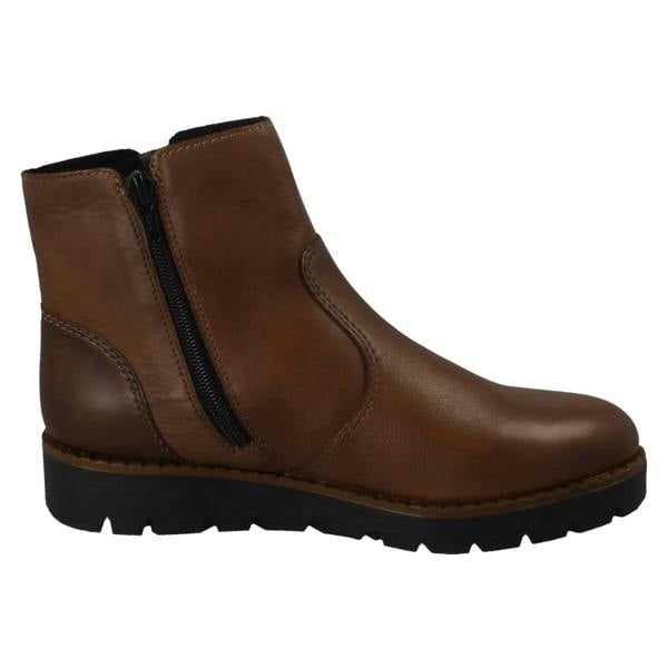 Rieker Ladies Rieker Antistress Double Zip Ankle Boots 44950