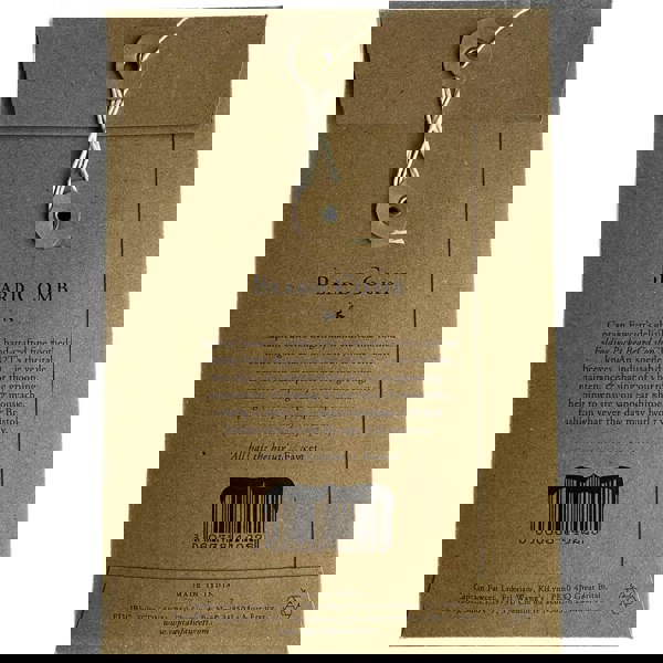 Captain Fawcett's Folding Pocket Beard Comb