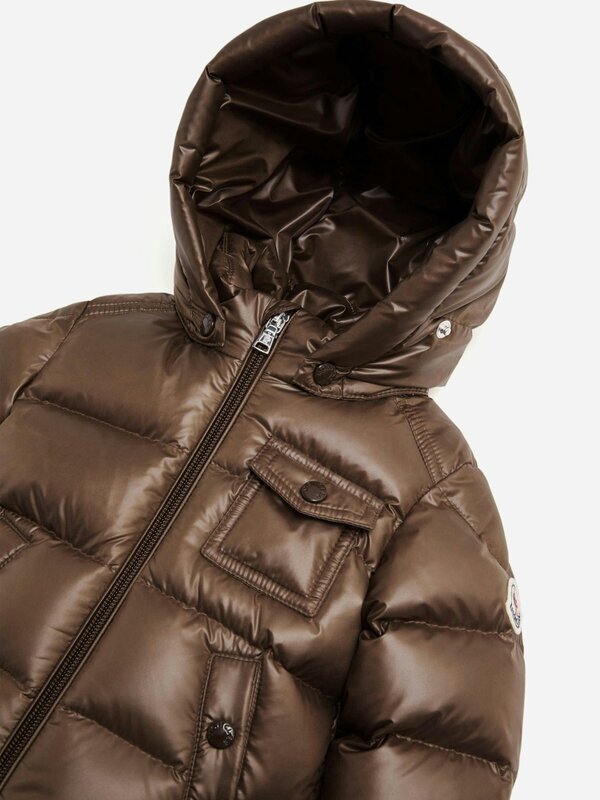 Moncler Enfant Baby Boys Down Padded K2F Jacket in Brown