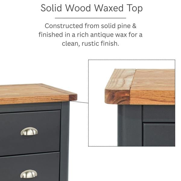 Core Products Set of 2 Dunkeld Spacious 2-Drawer Bedside Cabinets