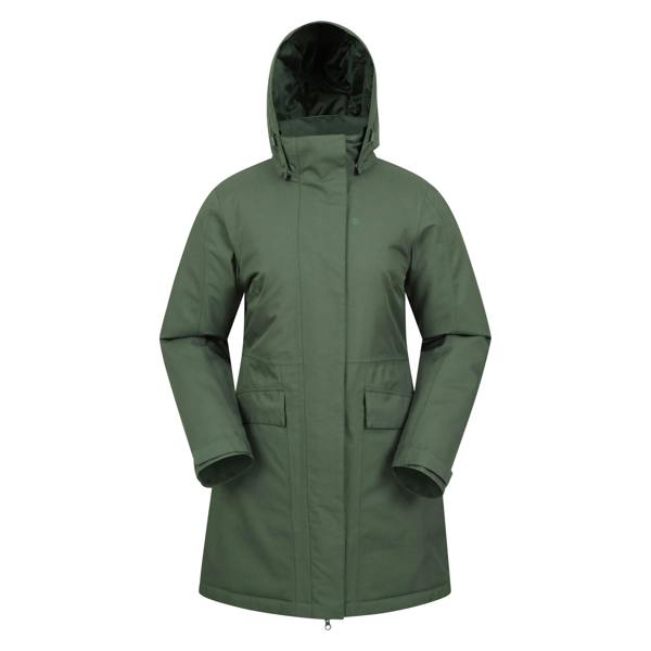 Mountain Warehouse Womens/Ladies Rain On Waterproof Padded Jacket - Khaki Green - 