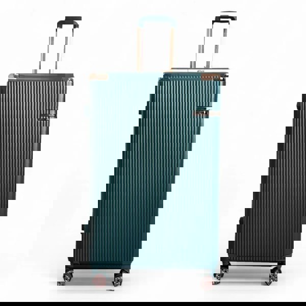 Snowball Hard Shell Luggage 8 Spinner Wheels Travel Suitcase