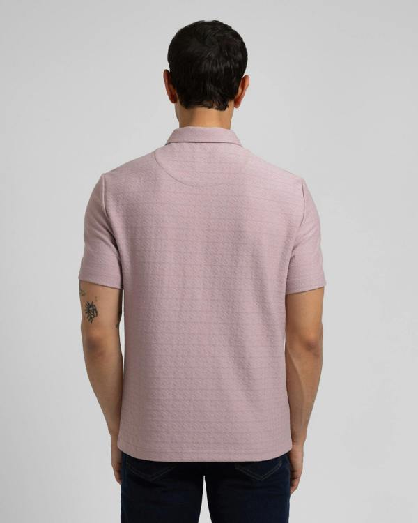 Steel & Jelly Crofton - Tile Jacquard Textured Polo Shirt