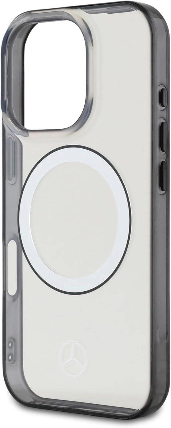 Mercedes Printed Logo Case with MagSafe for iPhone 16 Pro Max 6.9" Clear - MEHMP16X23HUOKC