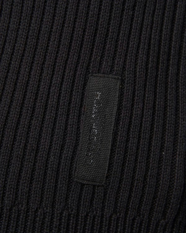 Crosshatch Havaline 1/4 Zip Knit - Black
