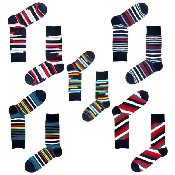 Jemsox Men’s 5-Pack Premium Socks Multipack - Crew Socks for Everyday, Dress & Athletic Use