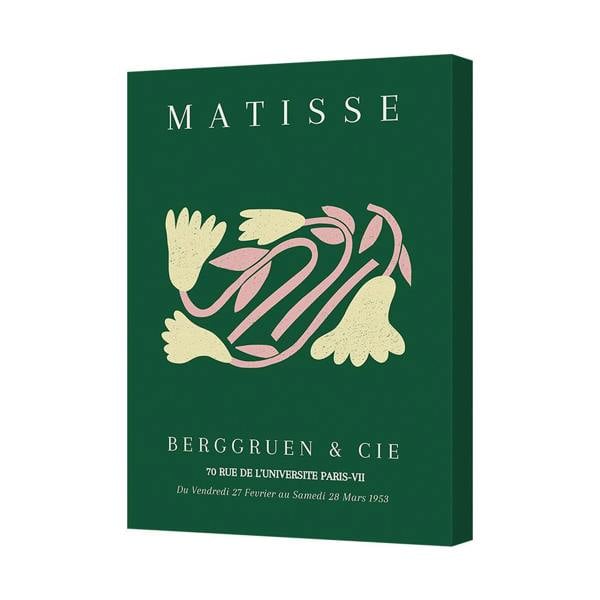 Benjamin Tate Design Matisse Exhibition Poster Berggruen Cie Paris 1953 Canvas Print