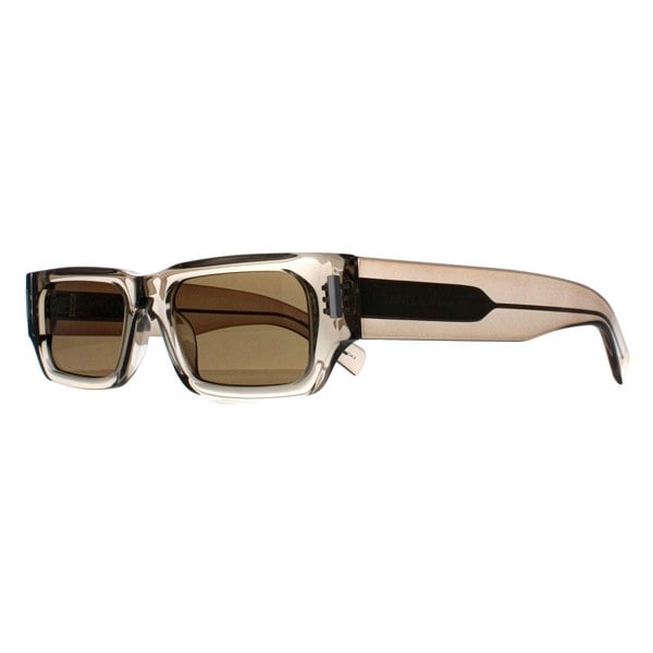 Saint Laurent Sunglasses SL660 004 Transparent Beige Brown