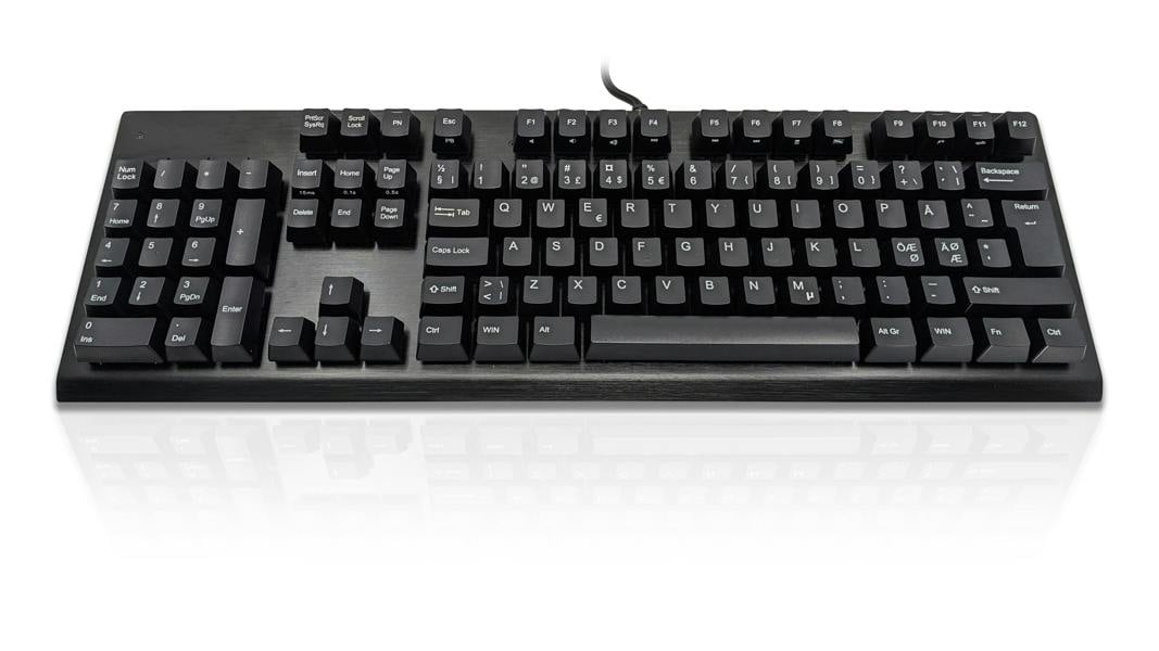 Accuratus Left Hander  - USB Professional & Programmable Left Handed Full Size Keyboard with Mechanical Key Switches