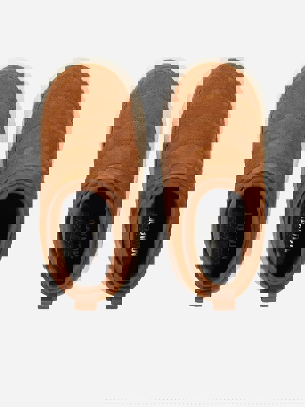 Moon Boot Kids Park Soft Suede Shoes in Brown