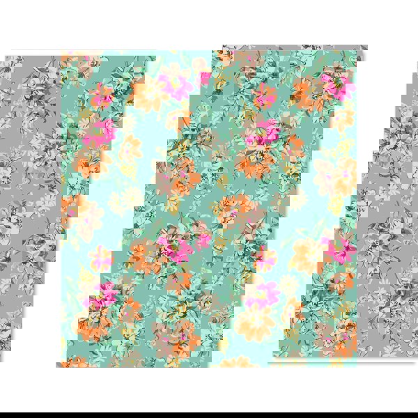 Warren Reed - Designer Bright Flower Sketch Kitchen Splashback