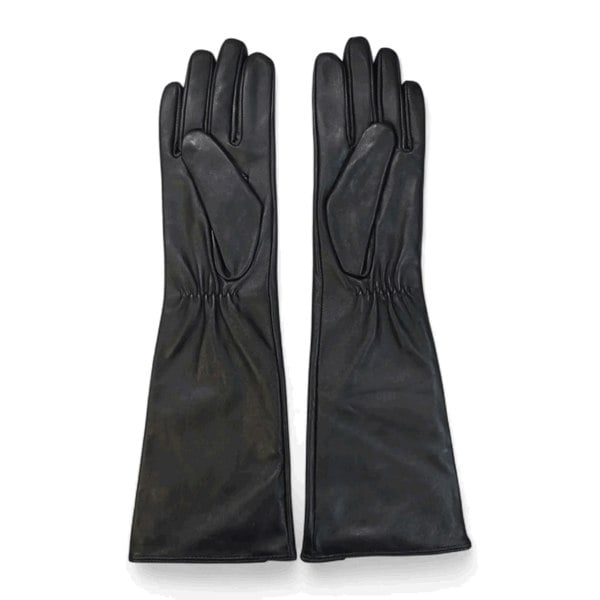 Infinity Leather Women’s Genuine Sheepskin Leather Elbow Length Gloves