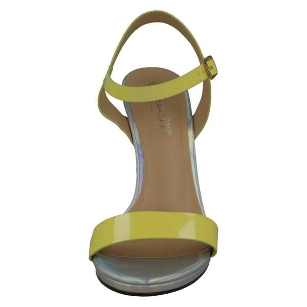 Spot On Ladies Spot On High Heel Mule Sandals F10912
