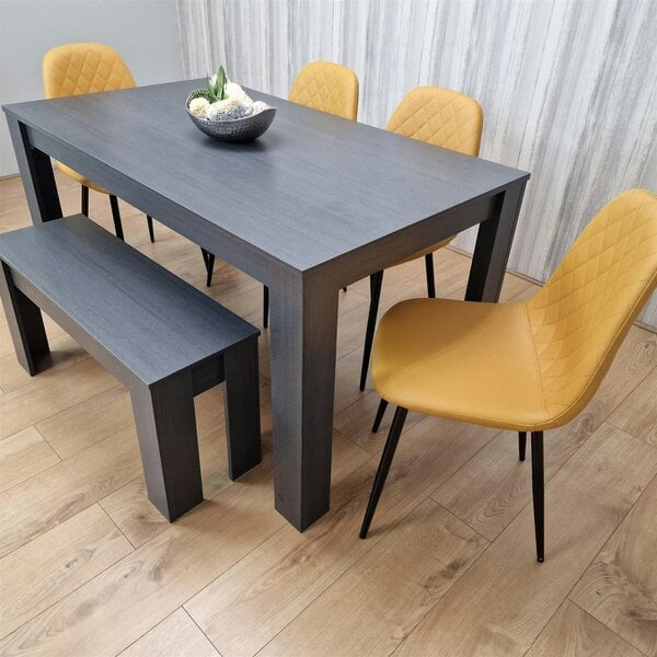 Kosy Koala Dining Table Set with 4 Chairs Dining Room, Kitchen table set of 4, and Bench