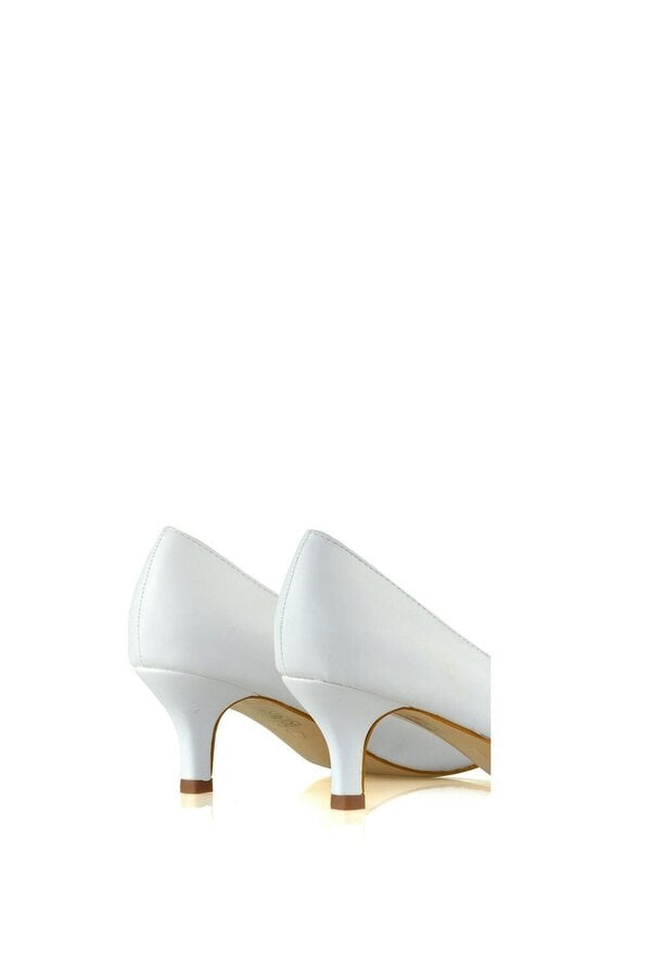 XY LONDON Pointed Toe Low Stiletto Kitten High Heel Court Shoes