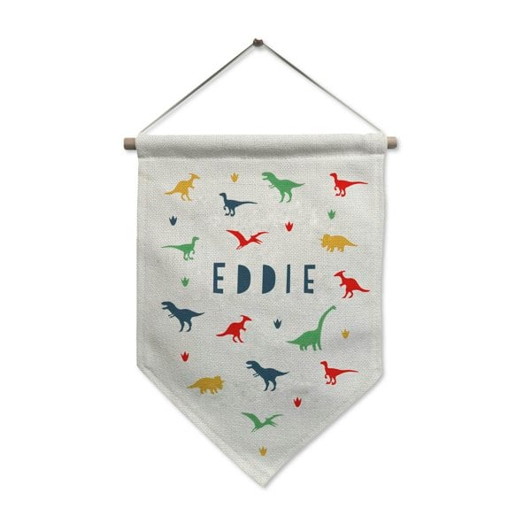Personalised Memento Company Personalised Dinosaur Hanging Banner