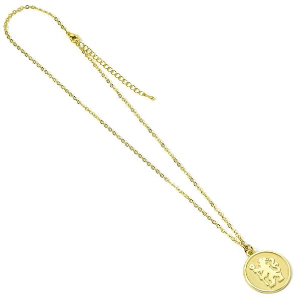 The Carat Shop Chelsea Football Club Gold Finish Crest Necklace