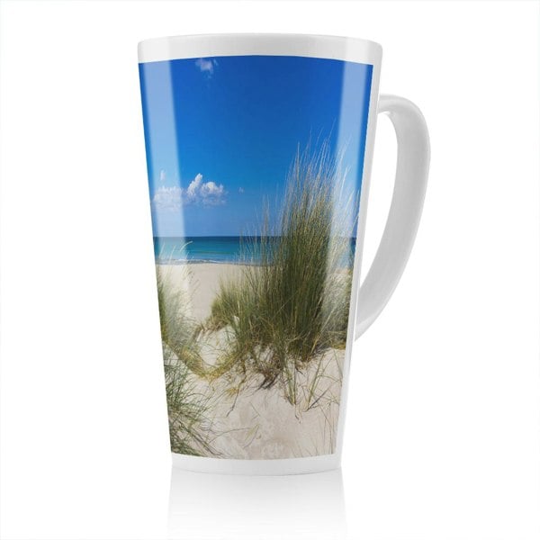 Benjamin Tate Design Salento, sand dunes Designer Latte Mug