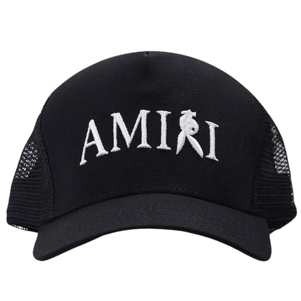 Amiri Reverse Bunny Black Trucker Hat One Size