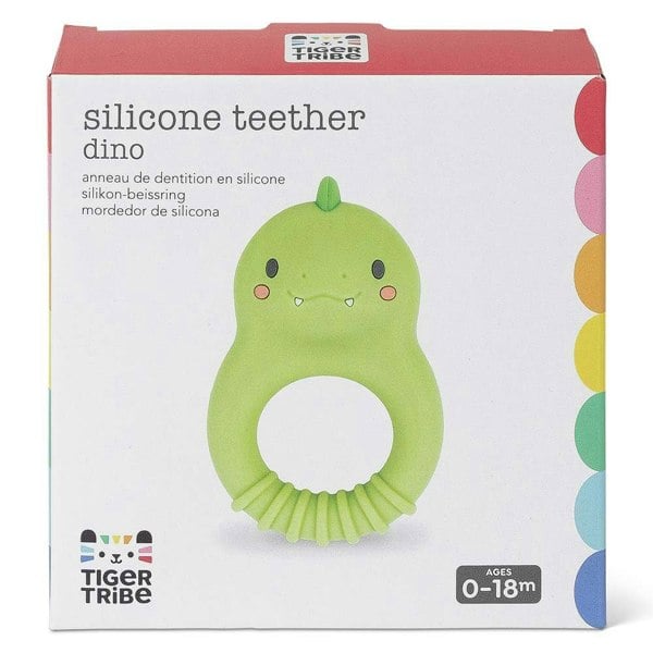 Tiger Tribe Silicone Teether - Dino