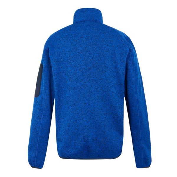 Regatta Mens Newhill Marl Full Zip Fleece Jacket - Olympian Blue