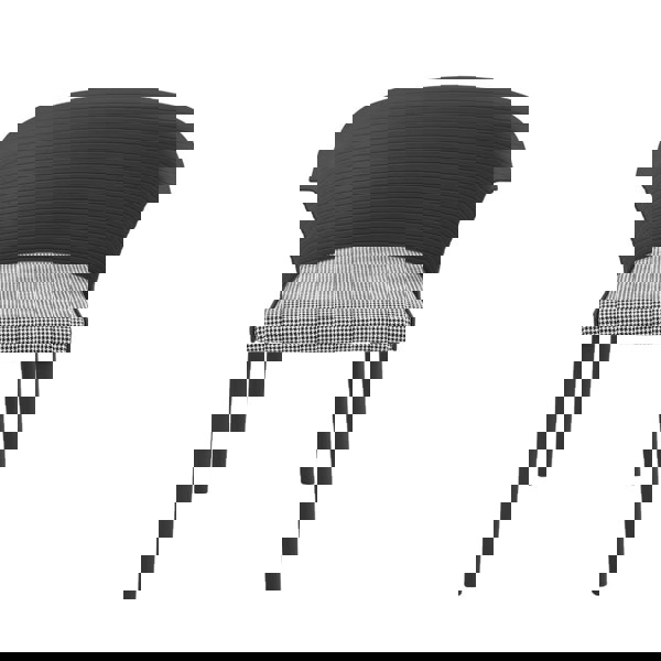 Modern Gray Plastic Chairs, Set of Four, Durable and Lightweight Living and Home