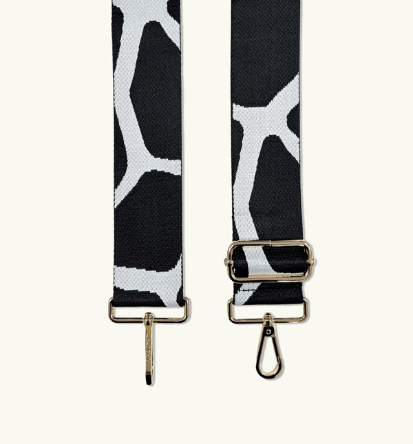 Apatchy Black & White Giraffe Strap